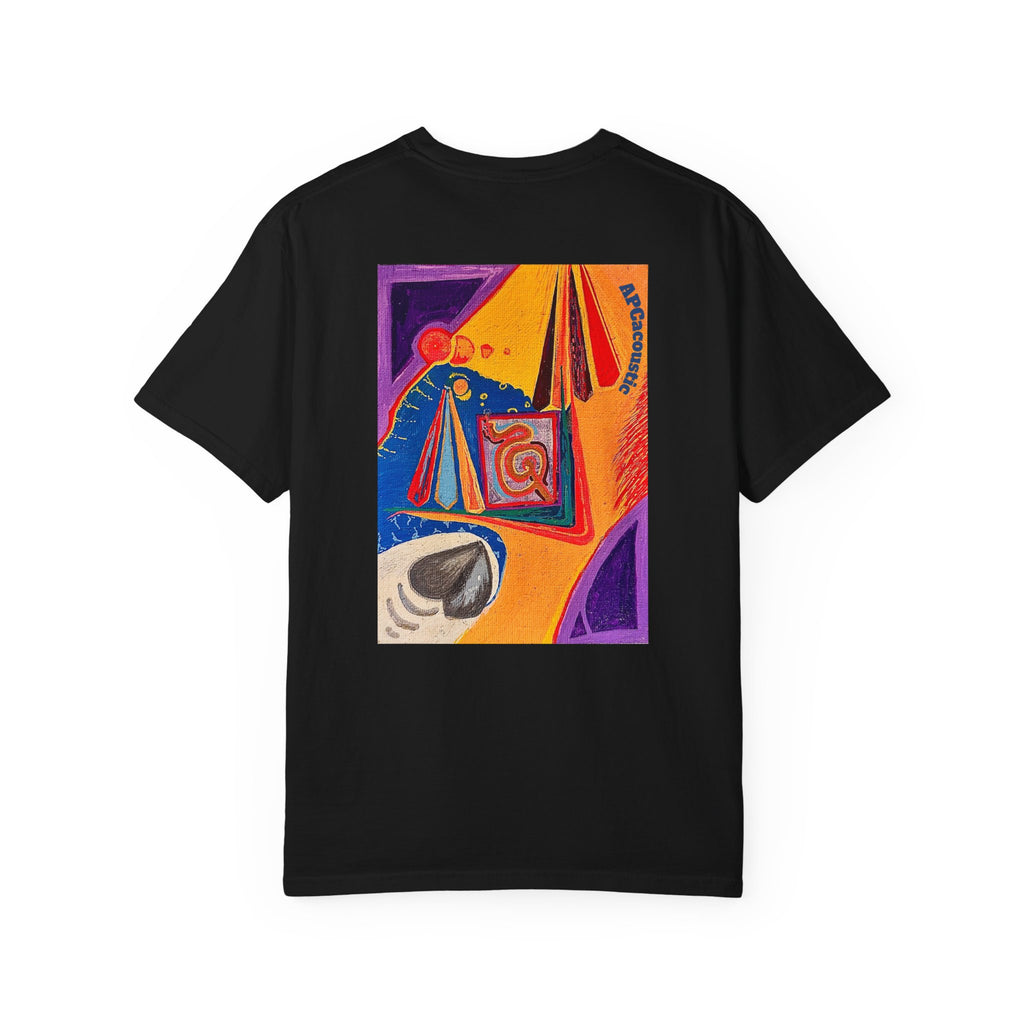 Colorful life, gray heart- t shirt (APC original art)