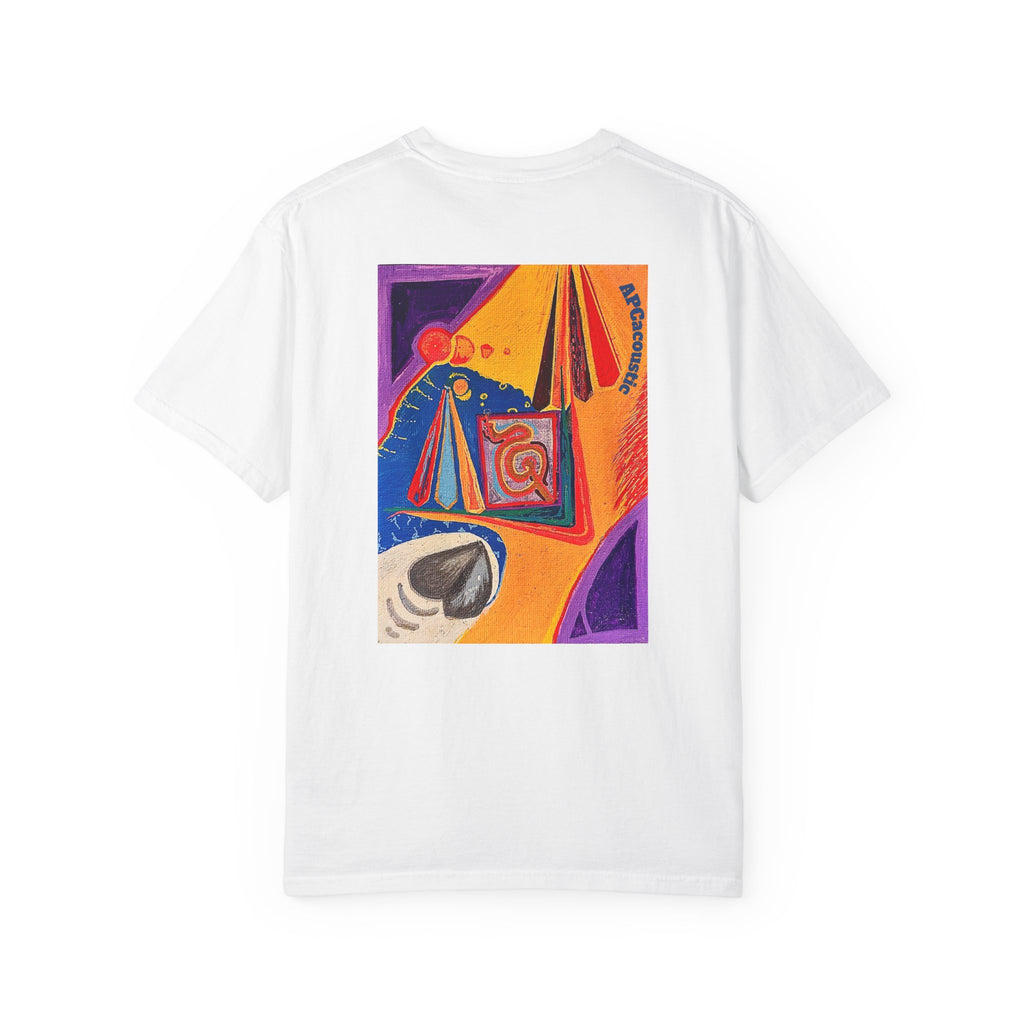 Colorful life, gray heart- t shirt (APC original art)