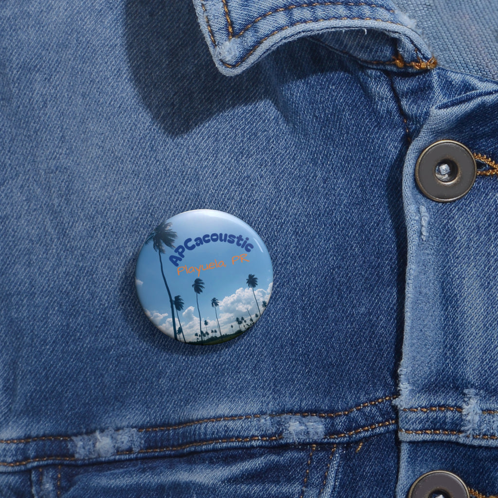Playuela Valley Round Pin Button — APCacoustic original Photo