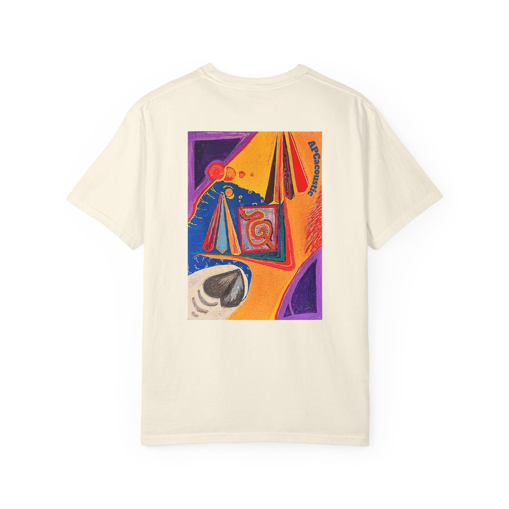 Colorful life, gray heart- t shirt (APC original art)