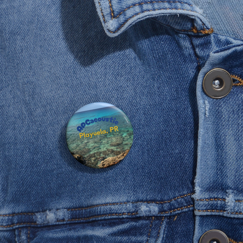 Wishing Well reef Round Pin Button — APCacoustic original photo